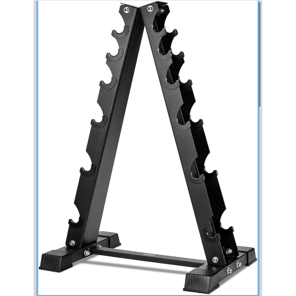 Dumbbell Rack Stand Only, Weight Rack for Dumbbells Compact A-Frame Home Gym ...